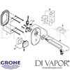 Grohe Euroeco Cosmopolitan E Infra-Red Electronic Wall Basin Tap Spares